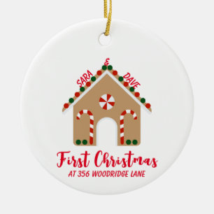 Weihnachtslieder Erste Weihnachtsdekoration Keramik Ornament