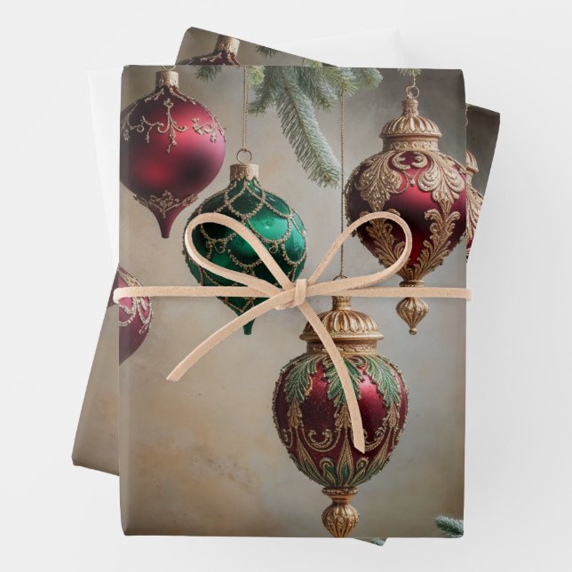 Weihnachtslieder, Evergreen Geschenkpapier Set (Beispiel)
