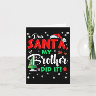 Weihnachtslieder Familie Lieber Weihnachts-Bruder Karte