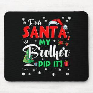 Weihnachtslieder Familie Lieber Weihnachts-Bruder Mousepad