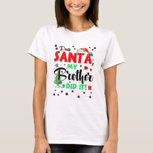Weihnachtslieder Familie Lieber Weihnachts-Bruder T-Shirt