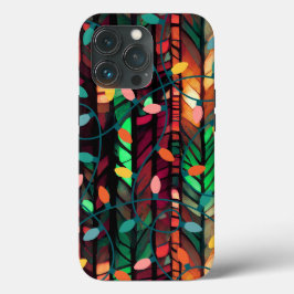 Weihnachtslieder farbenfrohe Glühbirnen Case-Mate iPhone Hülle