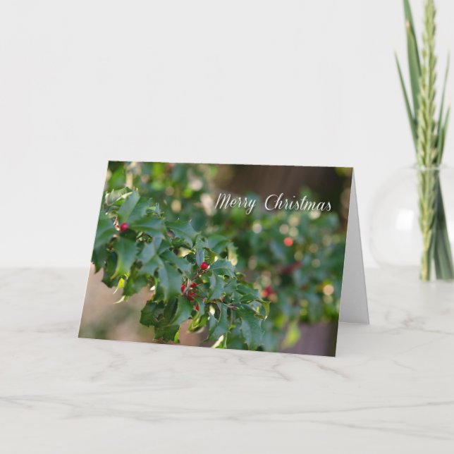 Weihnachtslieder Feiertagskarte (Vorderseite)