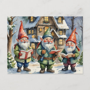 Weihnachtslieder Feiertagspostkarte