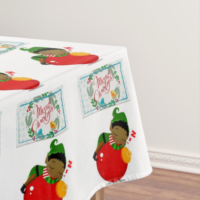 Weihnachtslieder, Frohe Weihnachten, afrikanisch Tischdecke (Beispiel)