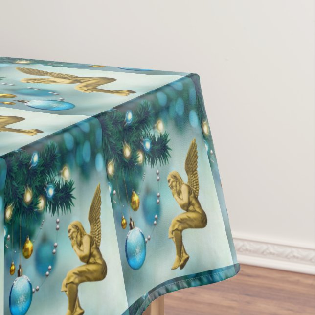 Weihnachtslieder, Frohe Weihnachten, Engel Tischdecke (Beispiel)