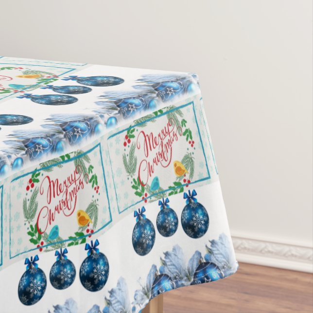 Weihnachtslieder, frohe Weihnachten Tischdecke (Beispiel)