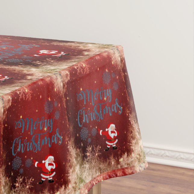 Weihnachtslieder, frohe Weihnachten Tischdecke (Beispiel)