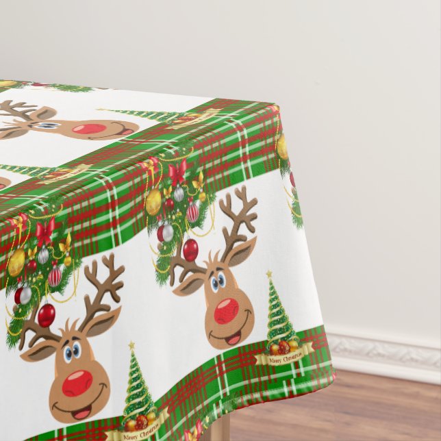 Weihnachtslieder, frohe Weihnachten Tischdecke (Beispiel)