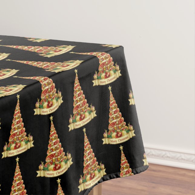 Weihnachtslieder, frohe Weihnachten Tischdecke (Beispiel)
