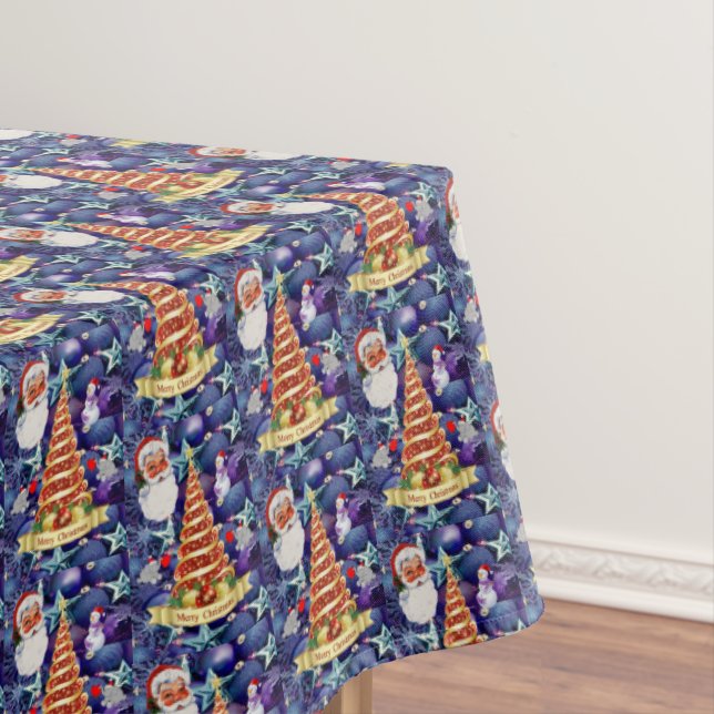 Weihnachtslieder, frohe Weihnachten Tischdecke (Beispiel)