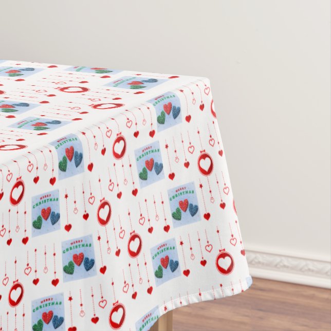 Weihnachtslieder, frohe Weihnachten Tischdecke (Beispiel)