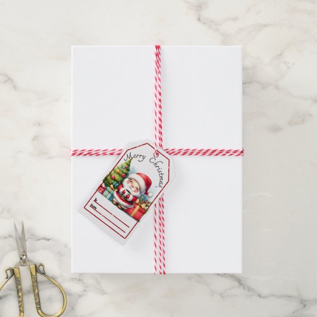 Weihnachtslieder Geschenkanhänger (Mit Garn)