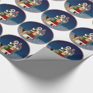 Weihnachtslieder Geschenkpapier
