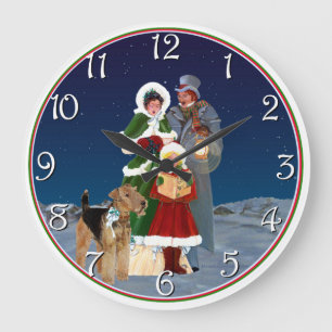 Weihnachtslieder Große Wanduhr