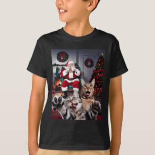Weihnachtslieder Hund Selfie mit dem Weihnachtskla T-Shirt
