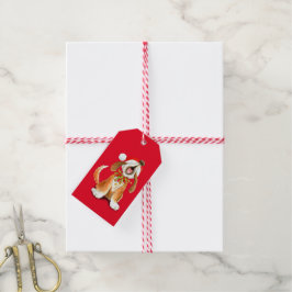 Weihnachtslieder Hundeschenk Geschenkanhänger