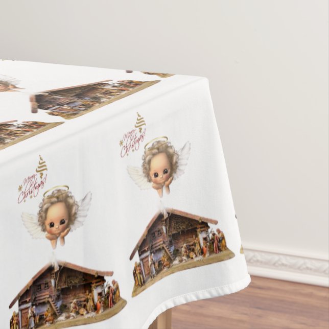 Weihnachtslieder, Jesus Christus Tischdecke (Beispiel)