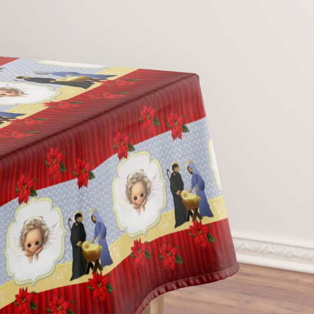 Weihnachtslieder, Jesus Christus Tischdecke (Beispiel)