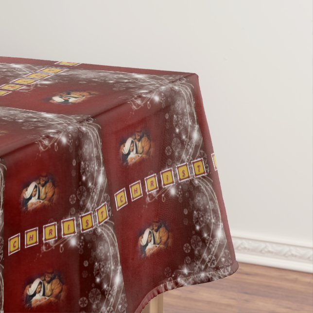 Weihnachtslieder, Jesus Christus Tischdecke (Beispiel)