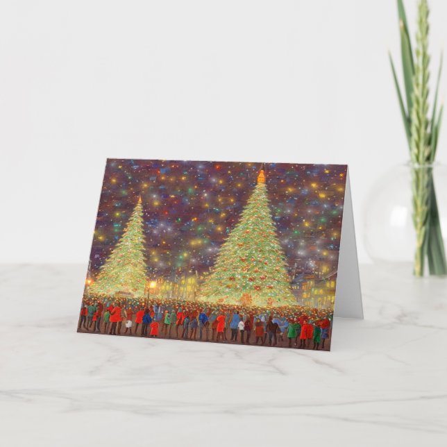 Weihnachtslieder Karte (Vorderseite)