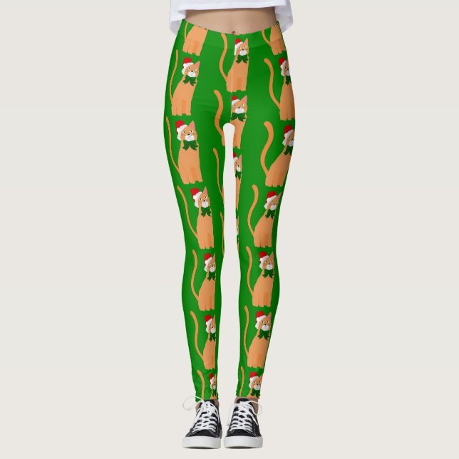 Weihnachtslieder Leggings (Vorderseite)