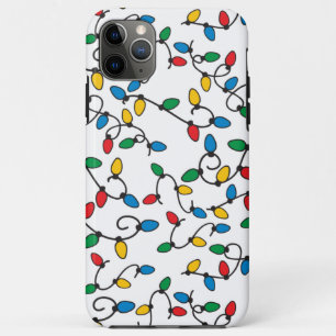 Weihnachtslieder leuchten farbenfrohe Glühbirnen Case-Mate iPhone Hülle