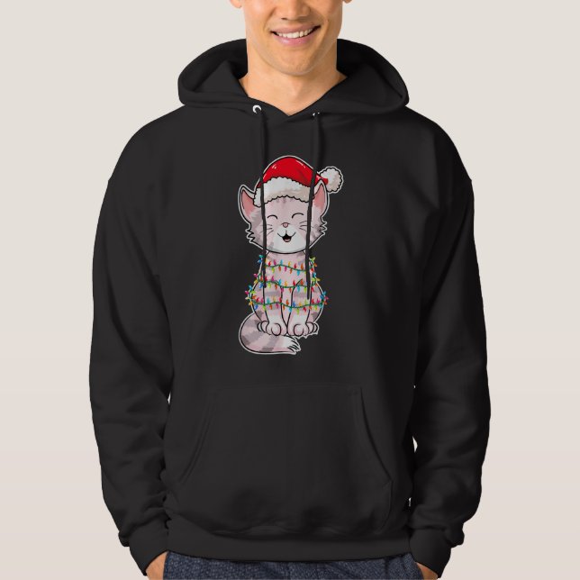 Weihnachtslieder mit Weihnachtsmatte - Niedliche K Hoodie (Vorderseite)
