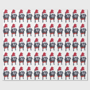 Weihnachtslieder Möpsen Alles in einem Weihnachts Geschenkpapier