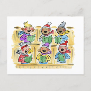 Weihnachtslieder Postkarte