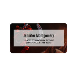 Weihnachtslieder Reittiere Adressaufkleber