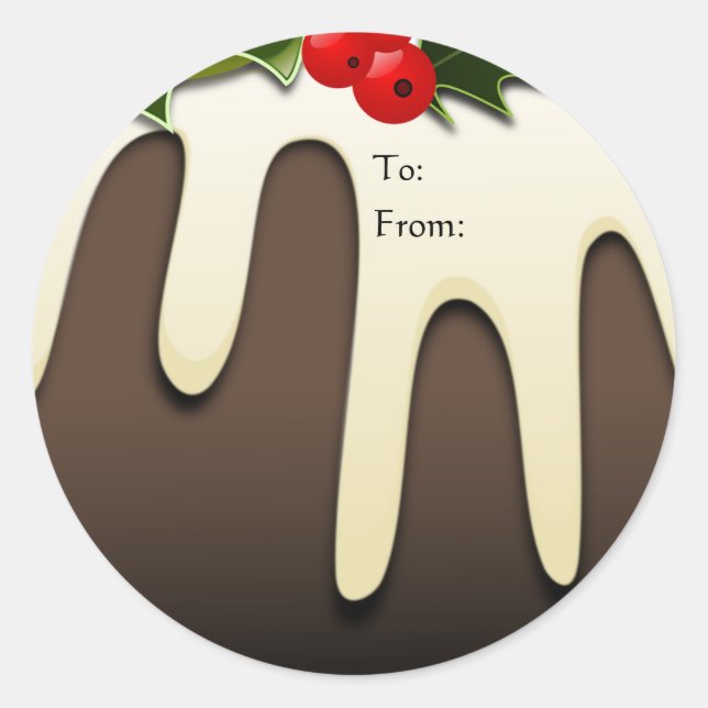 Weihnachtslieder Runder Aufkleber (Vorderseite)