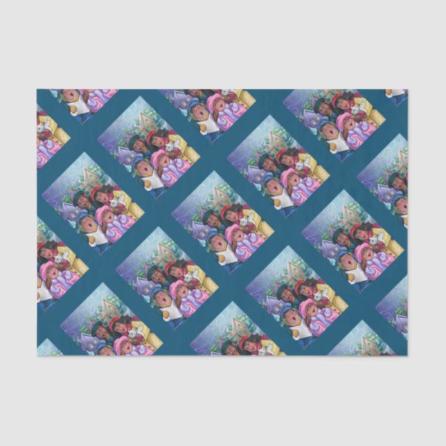 Weihnachtslieder Seidenpapier (Vorderseite)