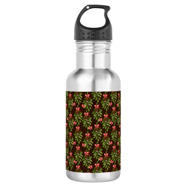 Weihnachtslieder - Wasserflasche Edelstahlflasche (Vorderseite)