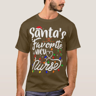 Weihnachtslieder Weihnachten leichte Weihnachtsman T-Shirt