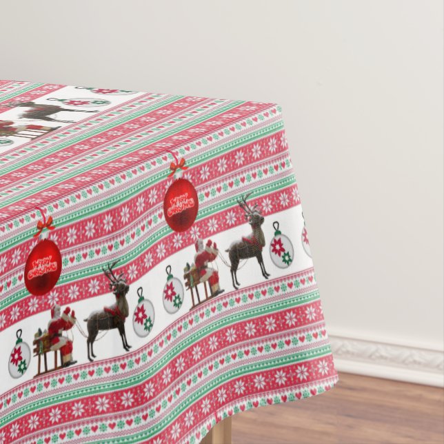 Weihnachtslieder, Weihnachten Tischdecke (Beispiel)