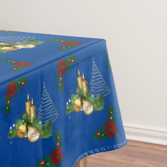 Weihnachtslieder, Weihnachtskerze Tischdecke (Beispiel)