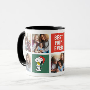 Weihnachtslieder & Woodstock   Beste Mama - Collag Tasse