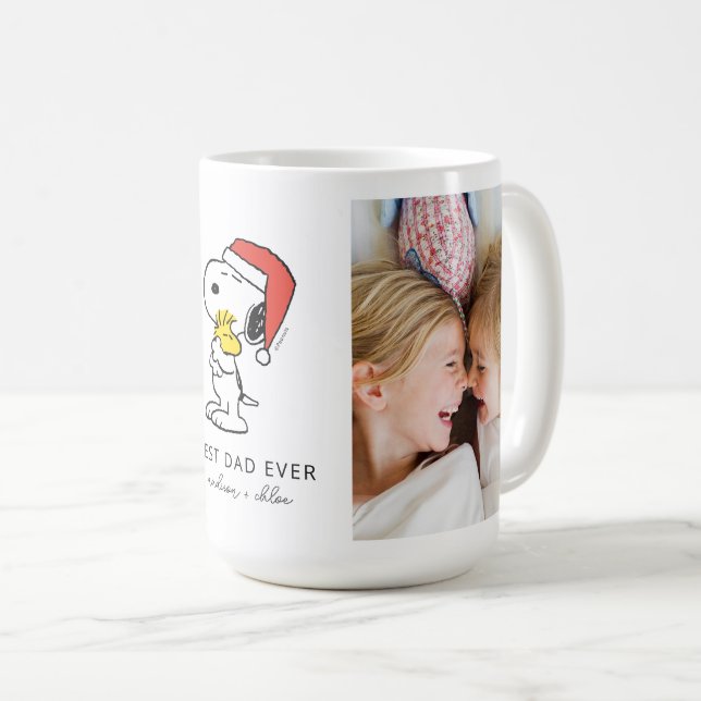 Weihnachtslieder & Woodstock | Bester Vater - Foto Kaffeetasse (VorderseiteRechts)