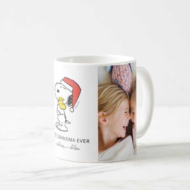 Weihnachtslieder & Woodstock | Bestes Oma-Foto Kaffeetasse (VorderseiteRechts)