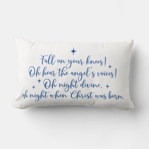 Weihnachtslieder-Wurfkissen Lendenkissen