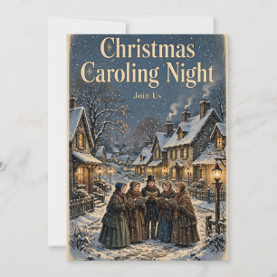Weihnachtsliedersingen Nacht — Einladung zum Weihn