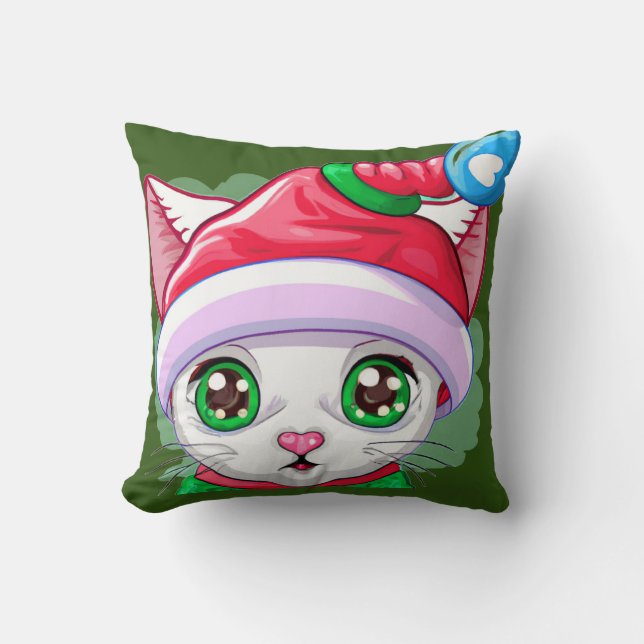 Weihnachtsliefer für Weihnachten Kissen (Vorderseite)
