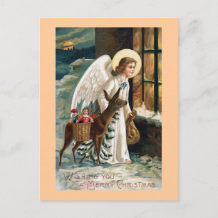 "Weihnachtslieferung" Feiertagspostkarte