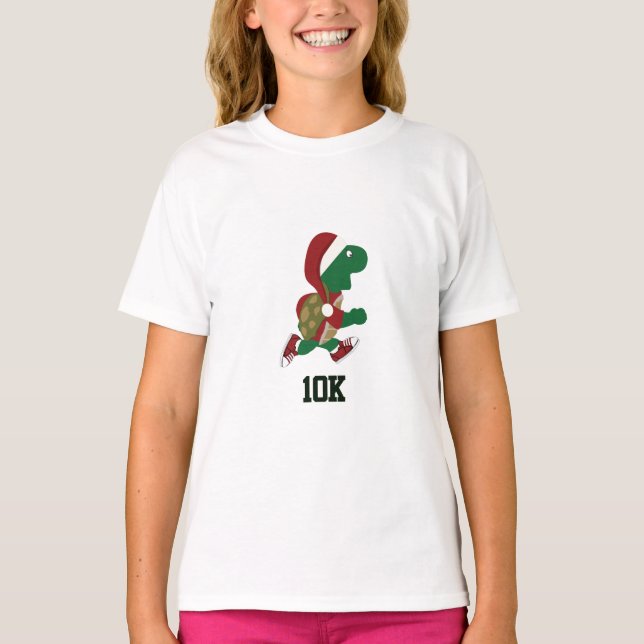 Weihnachtsliegeschildkröte 10K T-Shirt (Vorderseite)