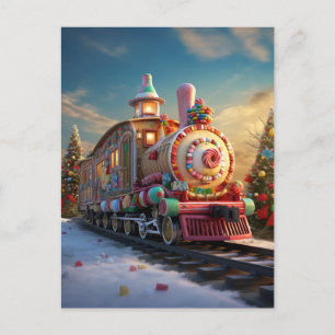 Weihnachtsliegezug Postkarte