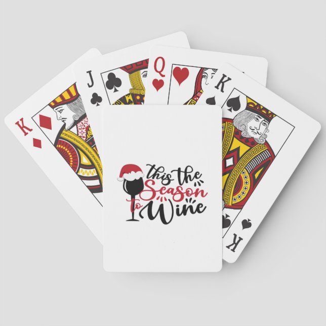 Weihnachtslinien Abstrakte Waren Spielkarten (Rückseite)