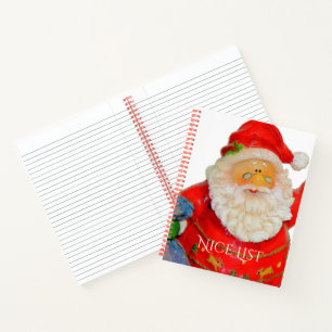 Weihnachtsliste des Weihnachtsmanns Notizbuch