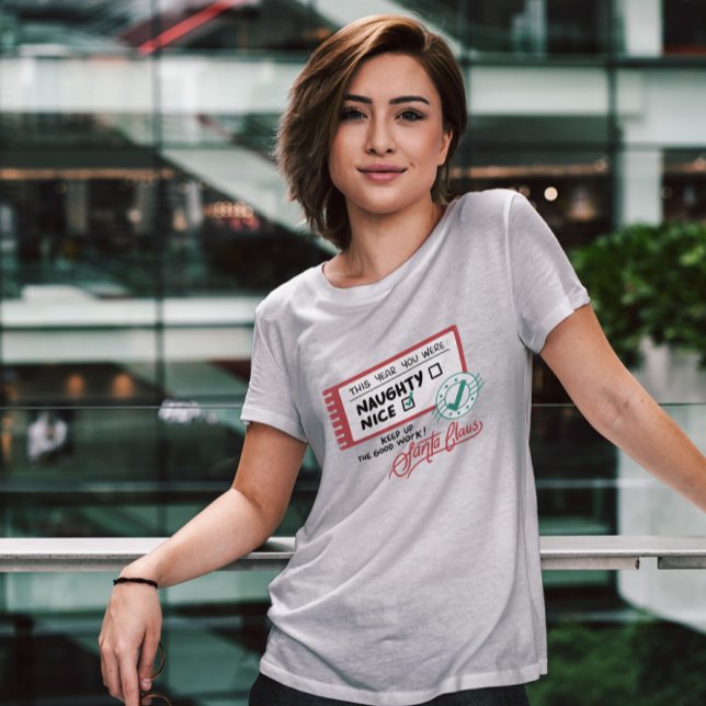 Weihnachtsliste des Weihnachtsmanns T-Shirt (Von Creator hochgeladen)