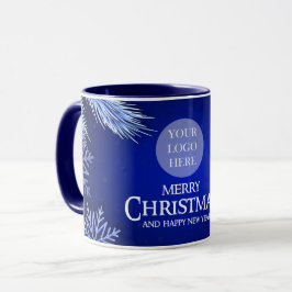 Weihnachtslogo Royal Blue Tasse